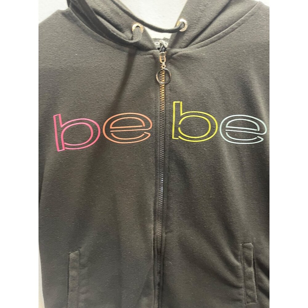 Bebe Sport Women's Full-Zip Hoodie Sweatshirt Size XL - Picture 2 of 13